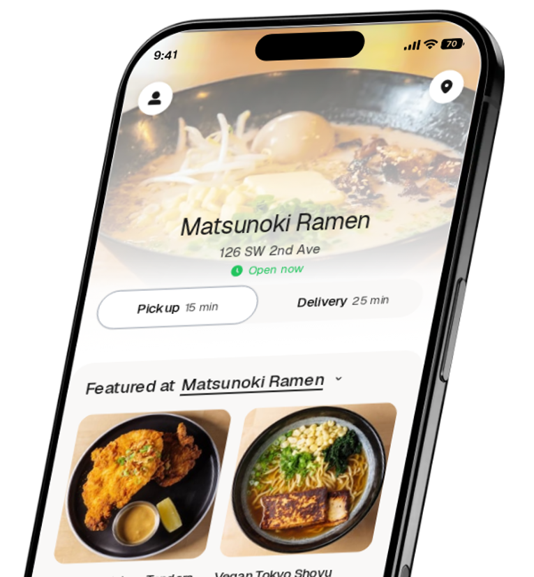 Matsunoki Ramen app preview